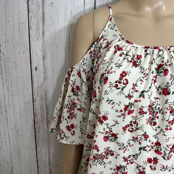 NWT French Connection Anastasia Ditsy Cutout Dress - Picture 2 of 12